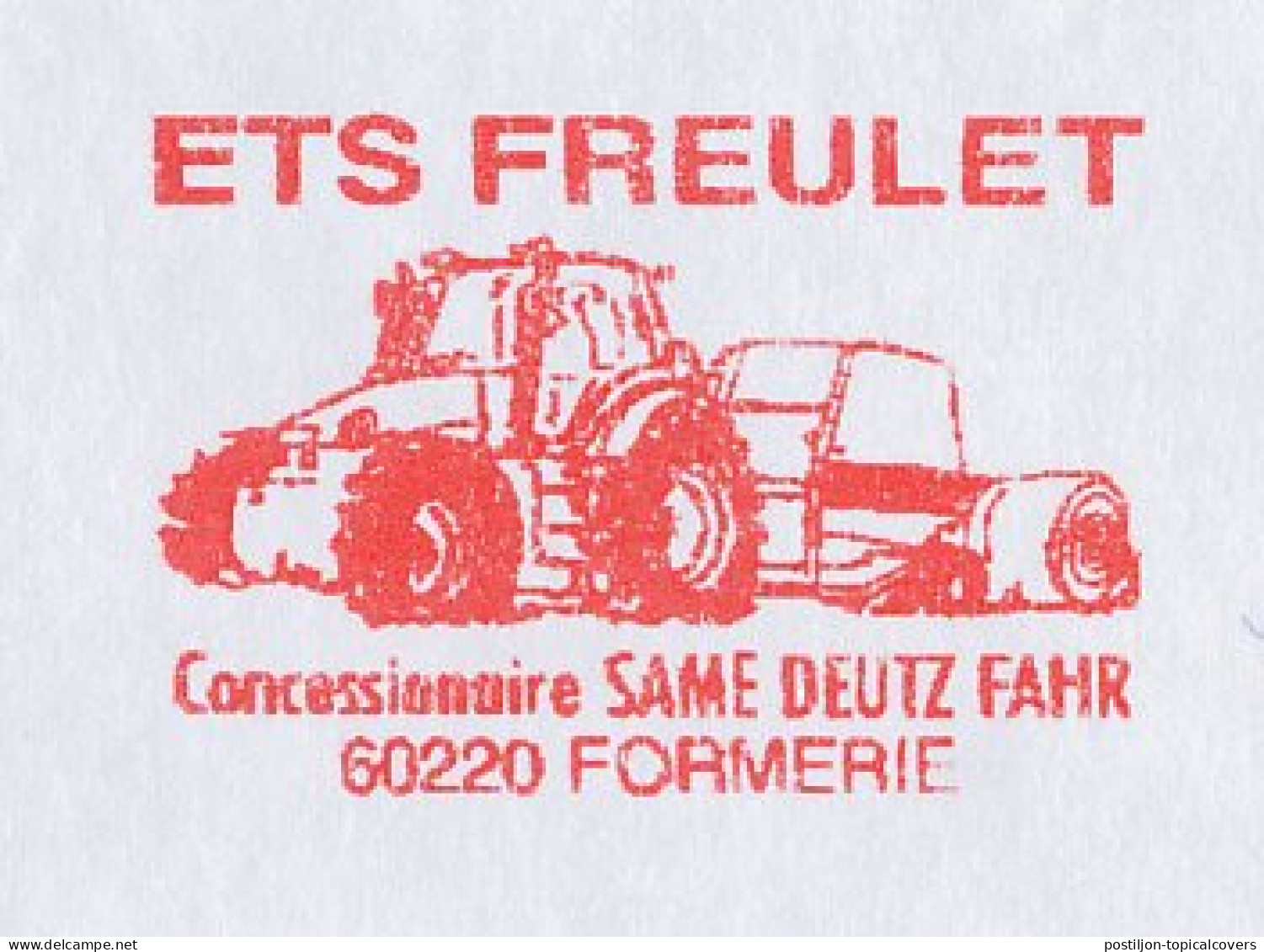 Meter Cover France 2003 Tractor - Landbouw