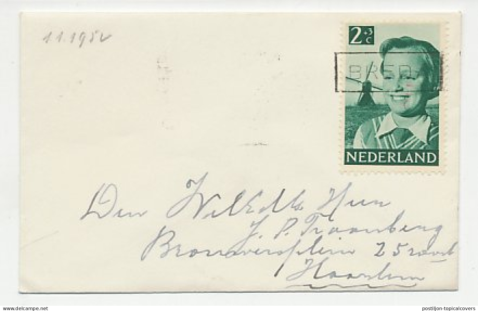 Em. Kind 1951 - Nieuwjaarsstempel Breda - Unclassified