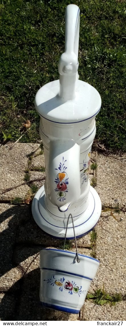 Fontaine Décorative En Porcelaine Décorée - Sonstige & Ohne Zuordnung