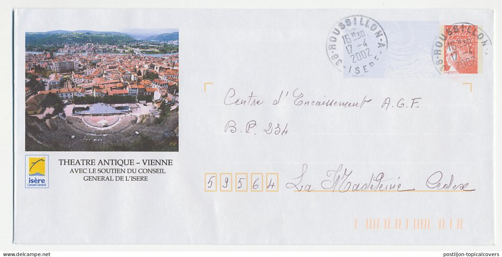 Postal Stationery / PAP France 2002 Ancient Theater  - Theatre
