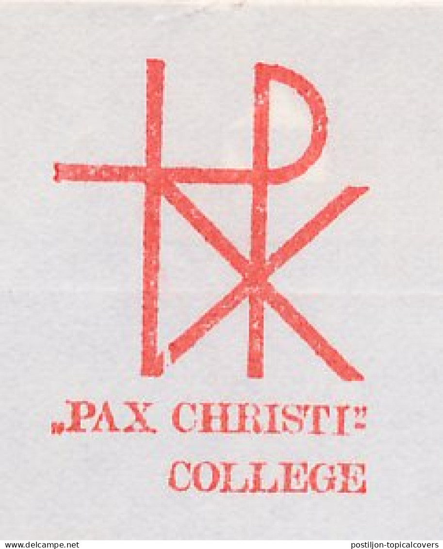 Meter Cover Netherlands 1987 Pax Christi - Druten - Other & Unclassified