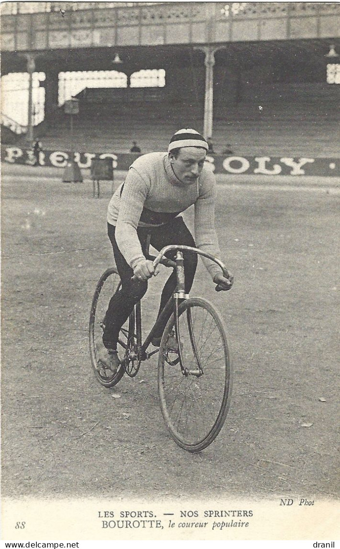 CPA - Cyclisme - LES SPORTS - NOS SPRINTERS - Paul BOUROTTE - 1876-1935 - Cycling