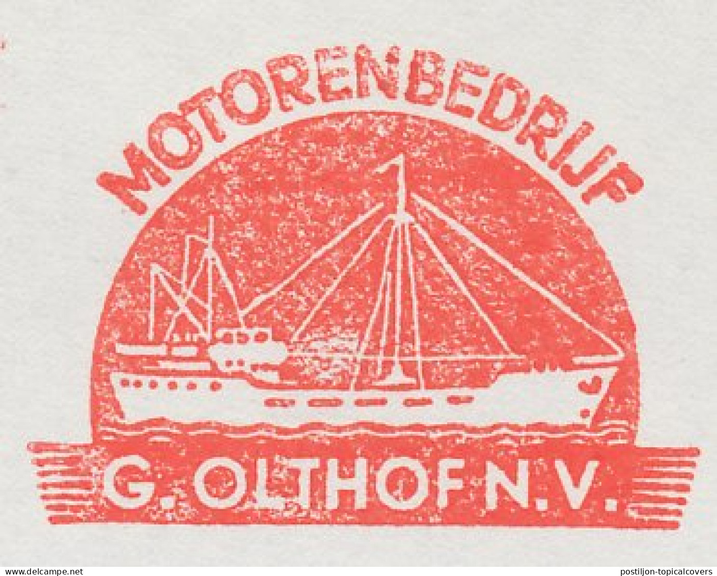 Meter Cut Netherlands 1972 Cargo Ship - Ships