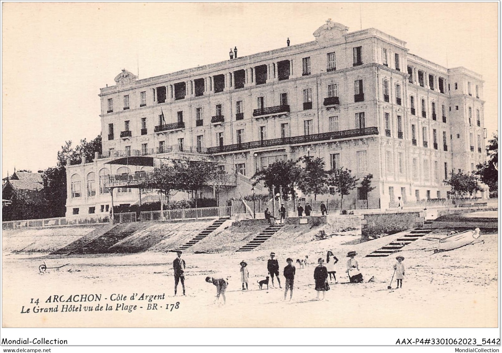 AAXP4-33-0339 - ARCACHON - Grand Hotel Vue De La Plage  - Arcachon