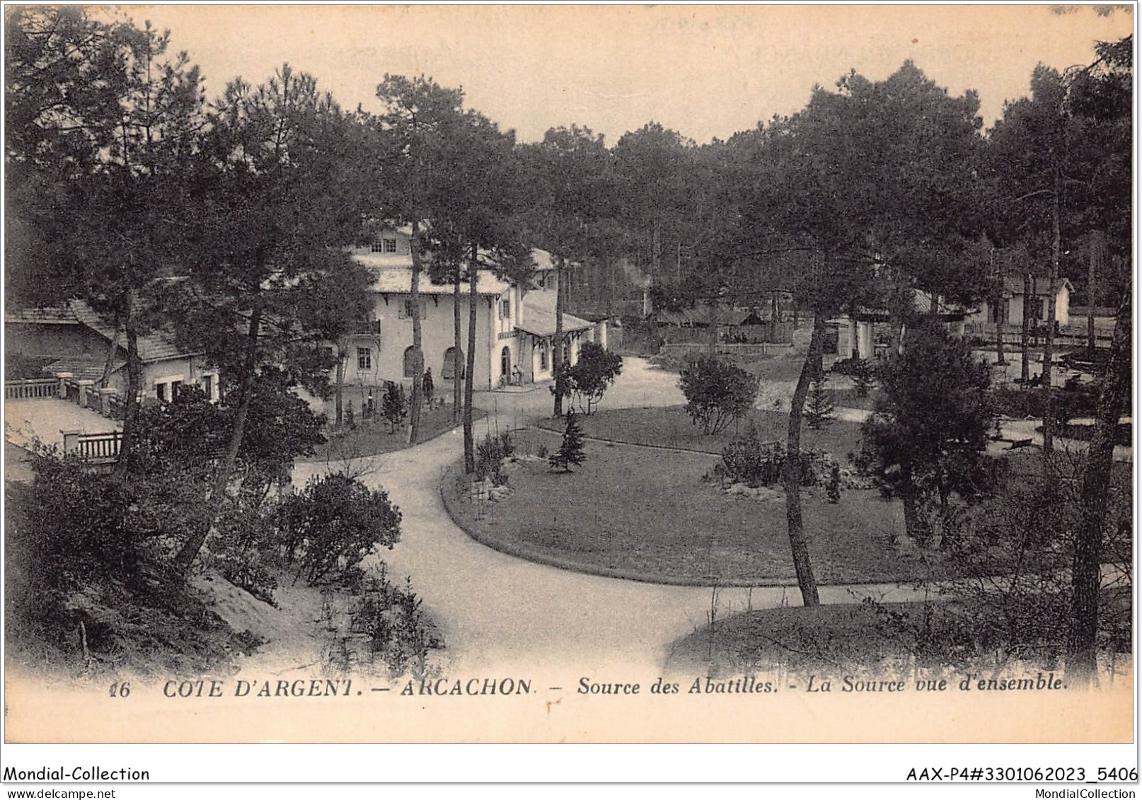 AAXP4-33-0321 - ARCACHON -Source Des Abatilles -La Source Vue D'Ensemble - Arcachon