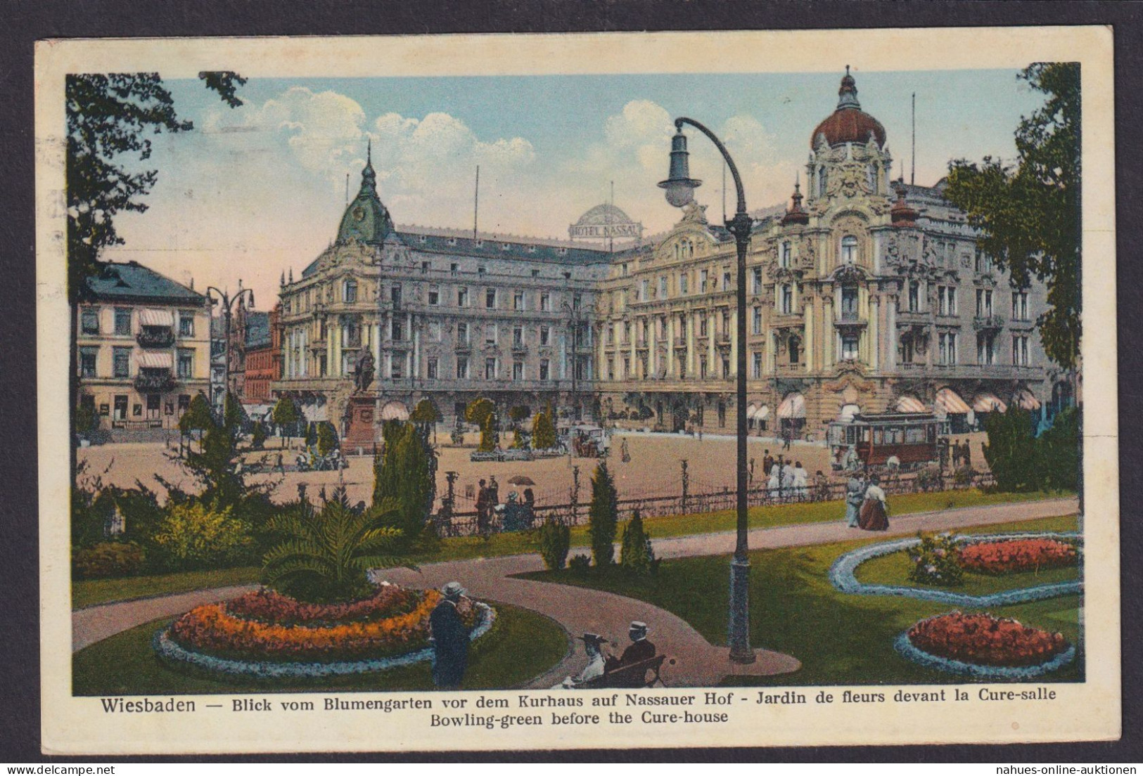 Wiesbaden Hessen Ansichtskarte Kurhaus Am Nassauer Hof Würzburg Bayern - Covers & Documents