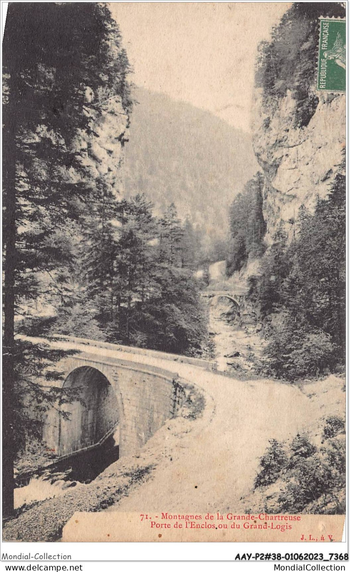 AAYP2-38-0144 - Montagne De La GRANDE-CHARTREUSE - Porte De L'Enclos Ou Du Grand-Logis - Chartreuse