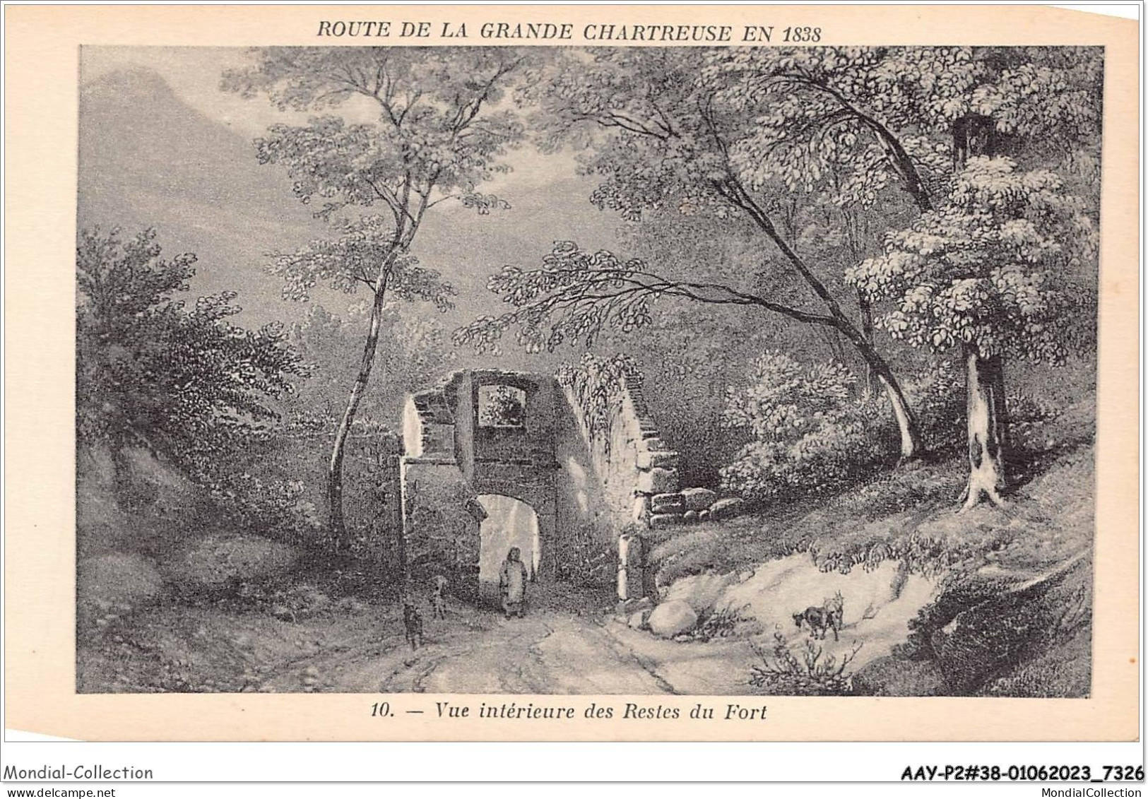 AAYP2-38-0123 - Route De La GRANDE-CHARTREUSE - Vue Interieure Des Reste Du Fort  - Chartreuse