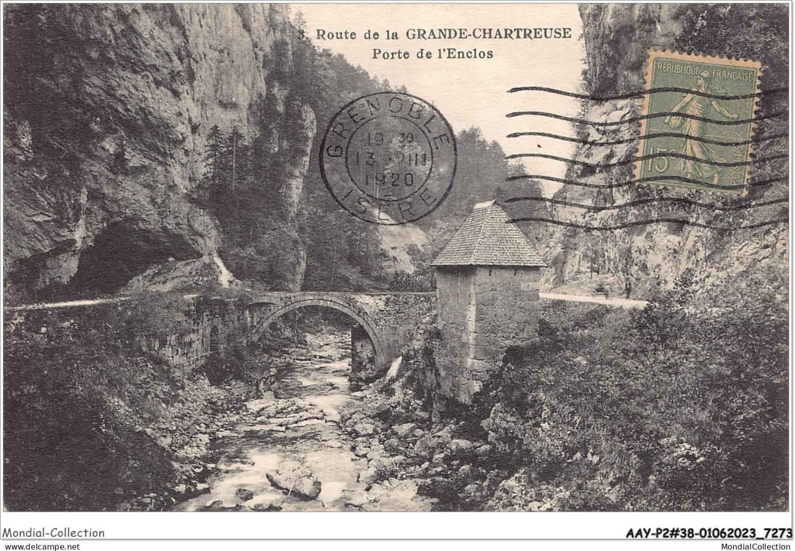 AAYP2-38-0096 - Route De La GRANDE-CHARTREUSE - Porte De L'Enclos - Chartreuse