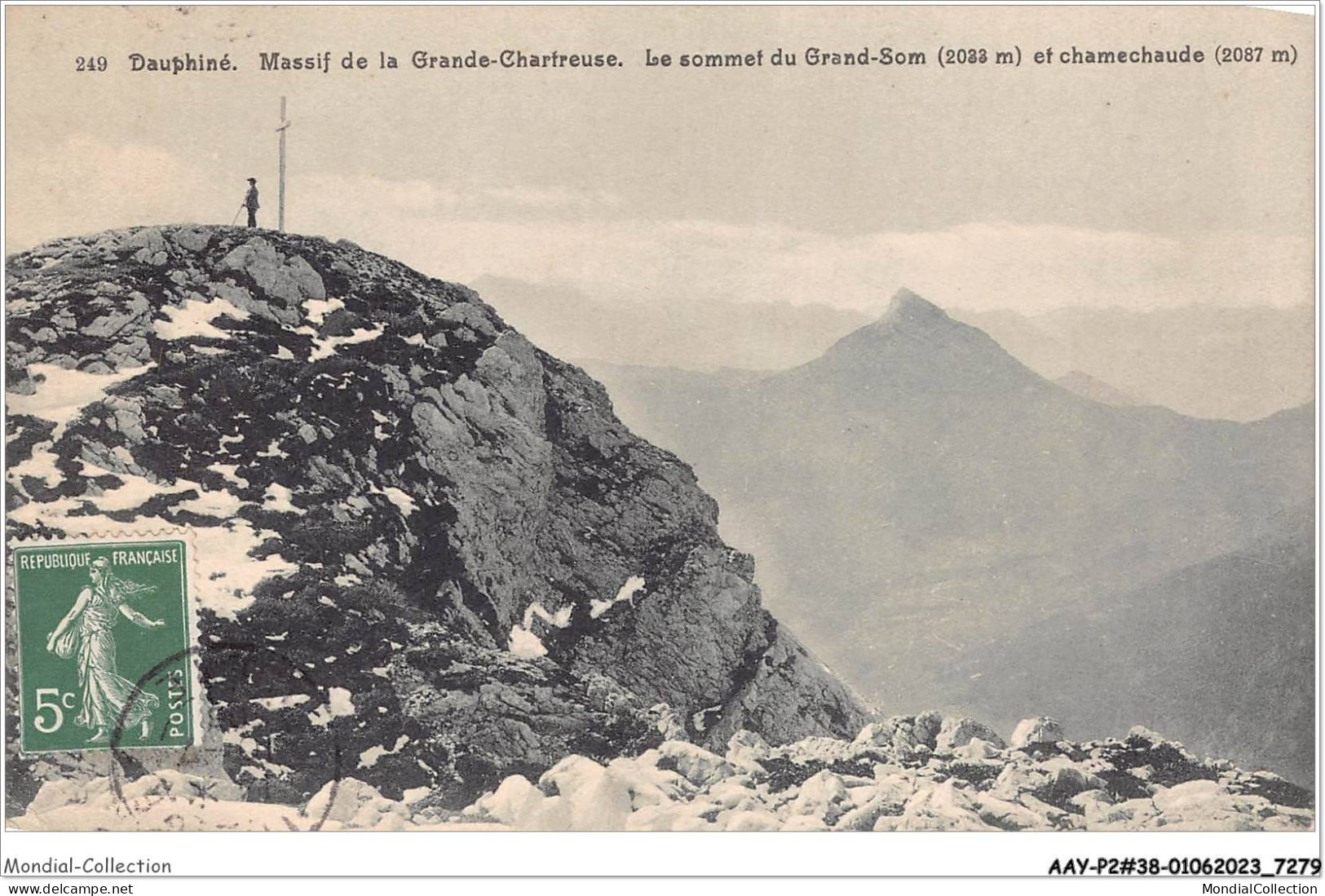AAYP2-38-0099 - Massif De La GRANDE-CHARTREUSE - Le Sommet Du Grand-Som Et Chamechaude - Chartreuse