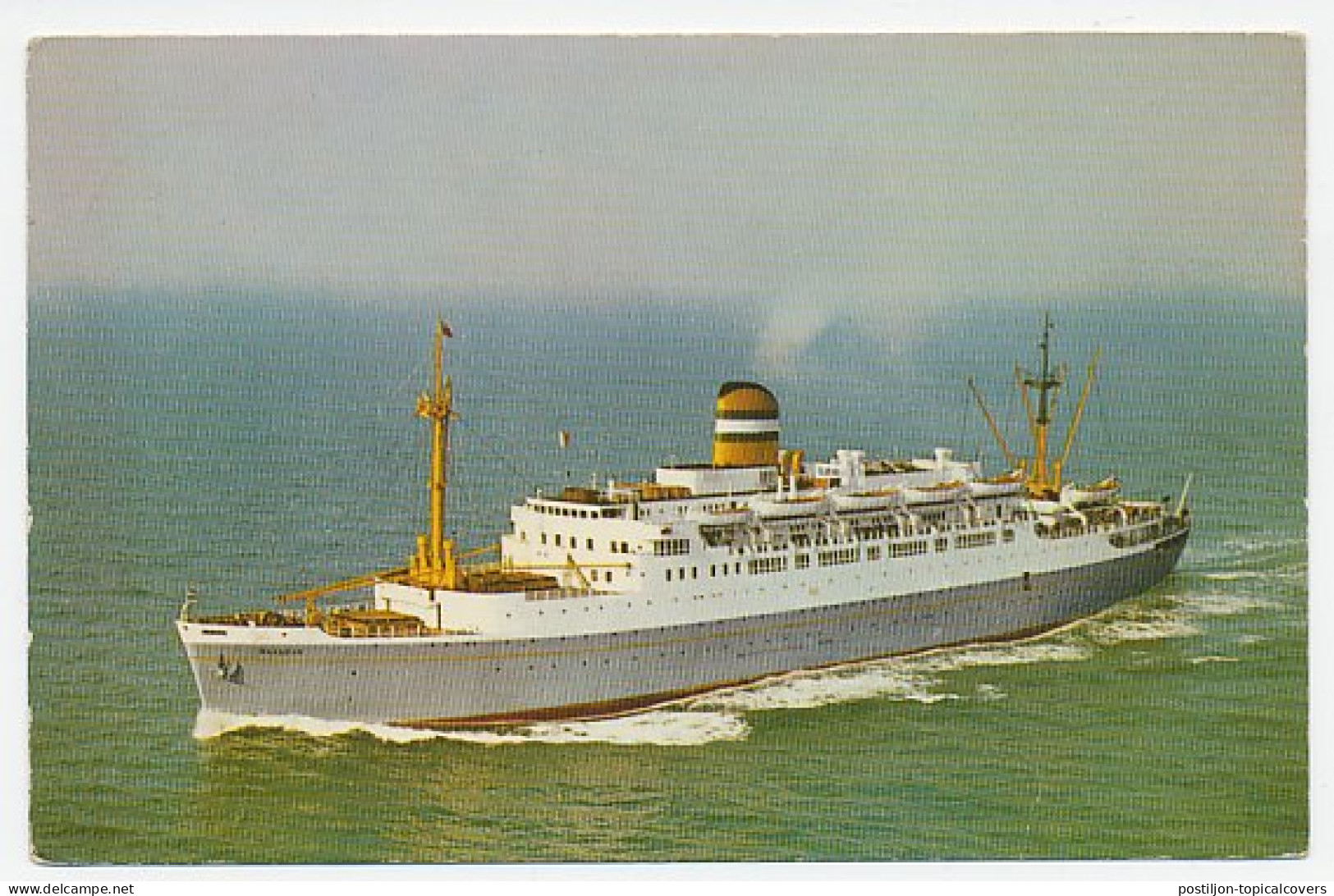 Postagent SS Maasdam 1966 : Naar Drachten - Unclassified