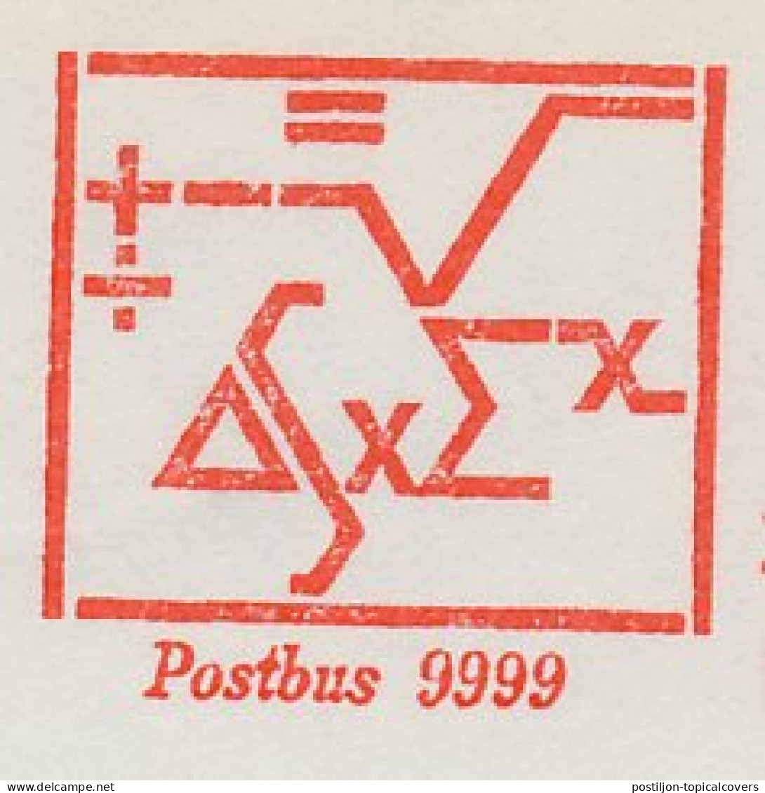 Meter Cut Netherlands 1960 Mathematical Signs - Altri & Non Classificati