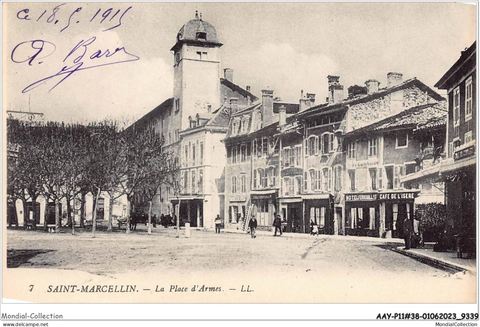 AAYP11-38-1081 - SAINT-MARCELLIN- La Place D'Armes - Saint-Marcellin