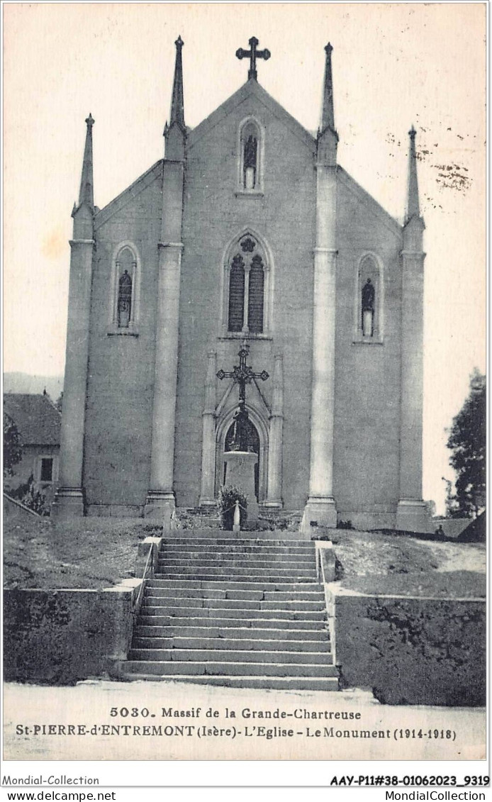 AAYP11-38-1071 - Saint-Pierre - D'Entremont - L'Eglise-Le Monument - Saint-Pierre-d'Entremont