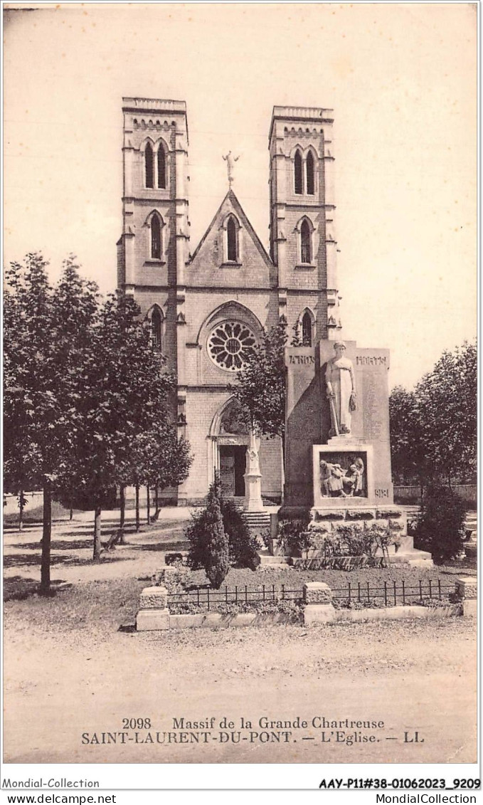 AAYP11-38-1016 - SAINT-LAURENT-DU-PONT-  L'Eglise - Saint-Laurent-du-Pont