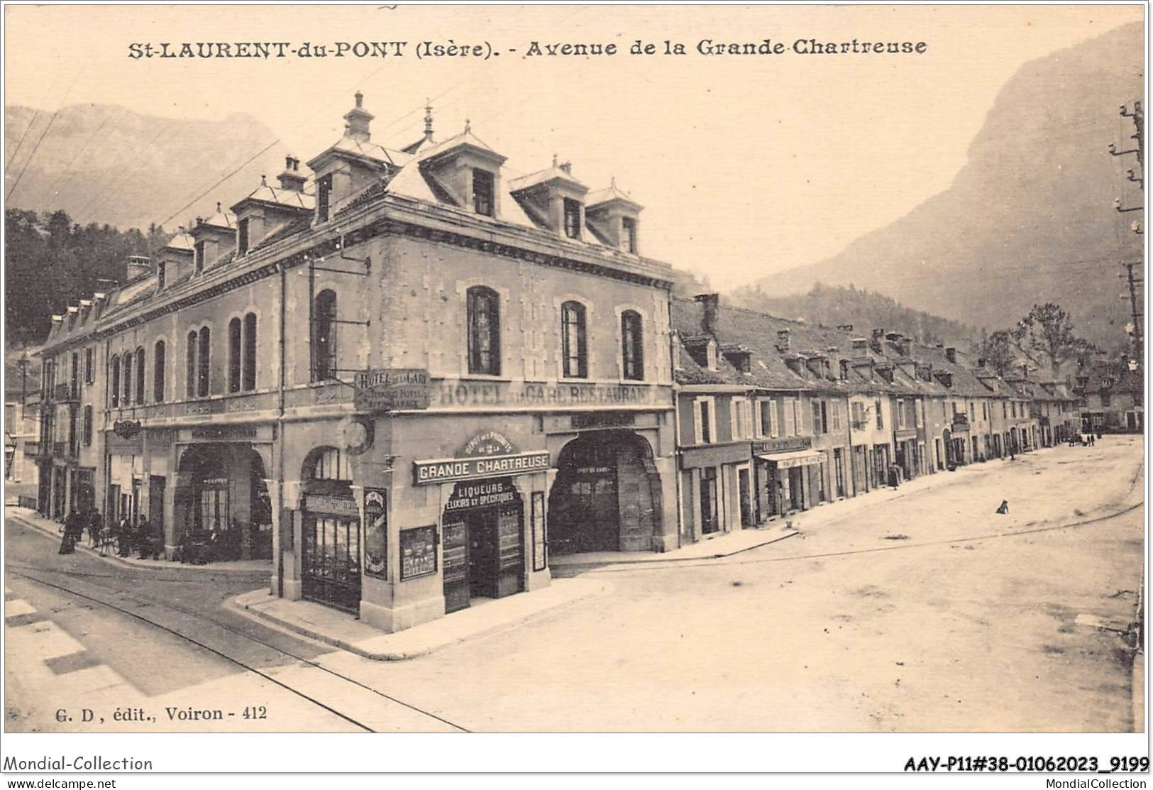 AAYP11-38-1011 - Route De SAINT-LAURENT-DU-PONT - Avenue De La GRANDE-CHARTREUSE  - Saint-Laurent-du-Pont