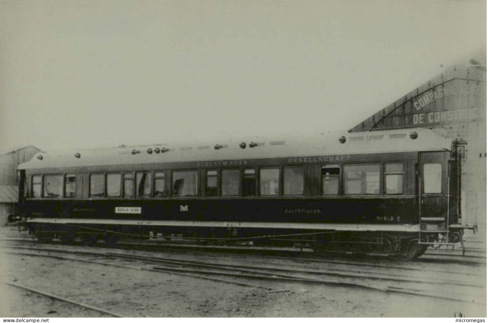 Reproduction - Voiture-Salon 1912 E - Devenue La Voiture PR 3 Du Train Présidentiel Français - Treinen