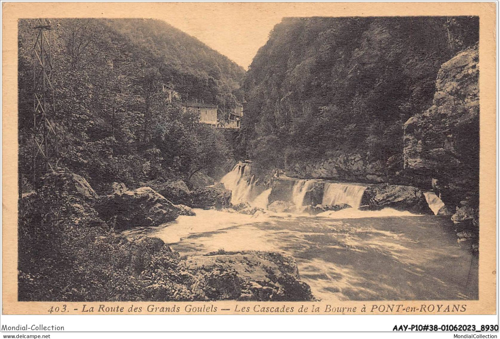 AAYP10-38-0922 - La Route Des Grands Goulels - Les Cascades De La Bourne A -PONTS-EN-ROYANS  - Pont-en-Royans