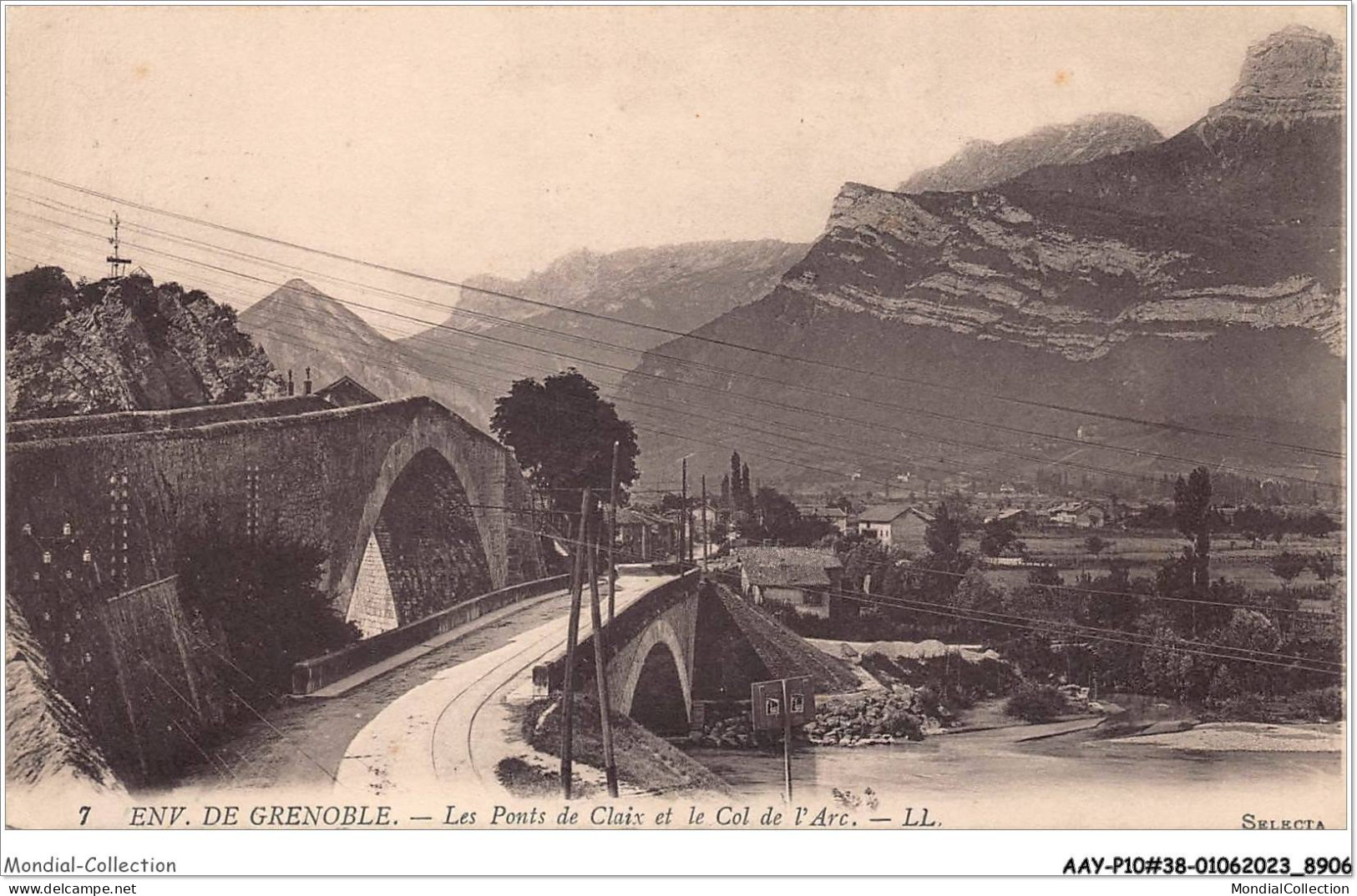 AAYP10-38-0910 - Env De GRENOBLE - Les Ponts De CLAIX  Et Le Col De L'Arc - Claix