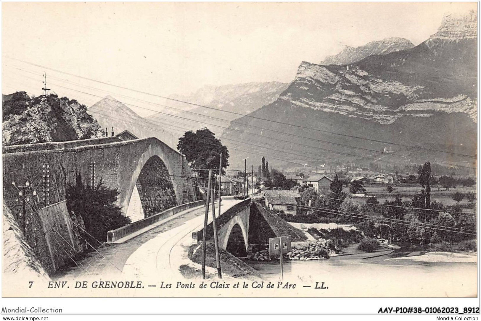 AAYP10-38-0913 - Env De GRENOBLE - Les Ponts De CLAIX  Et Le Col De L'Arc - Claix