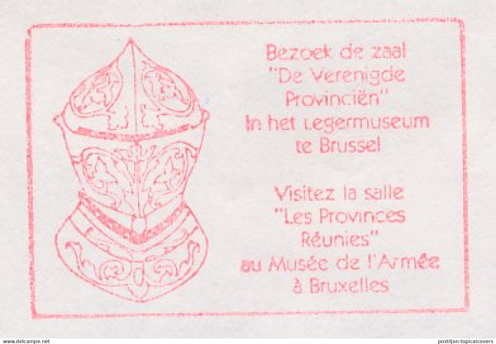 Meter Cover Belgium 1991 Army Museum - Helmet - Militaria