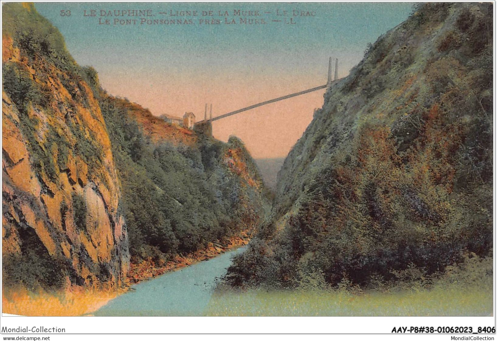 AAYP8-38-0662 - LIGNE-DE-LA-MURE - Le Drac - Le Pont Ponsonnas - Pres La MURE - La Mure