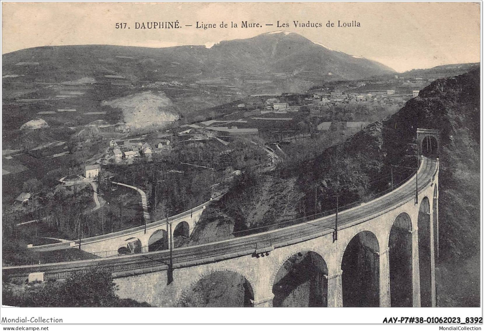AAYP7-38-0655 - LIGNE-DE-LA-MURE - Les Viaducs De Loulla - La Mure