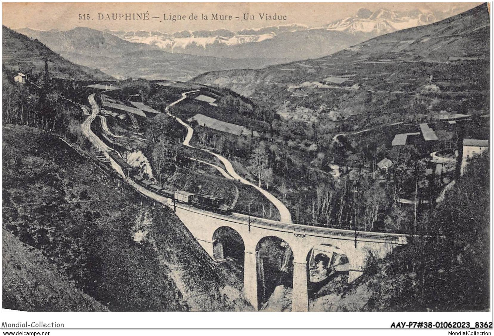 AAYP7-38-0640 -  LIGNE-DE-LA-MURE - Un Viaduc - La Mure
