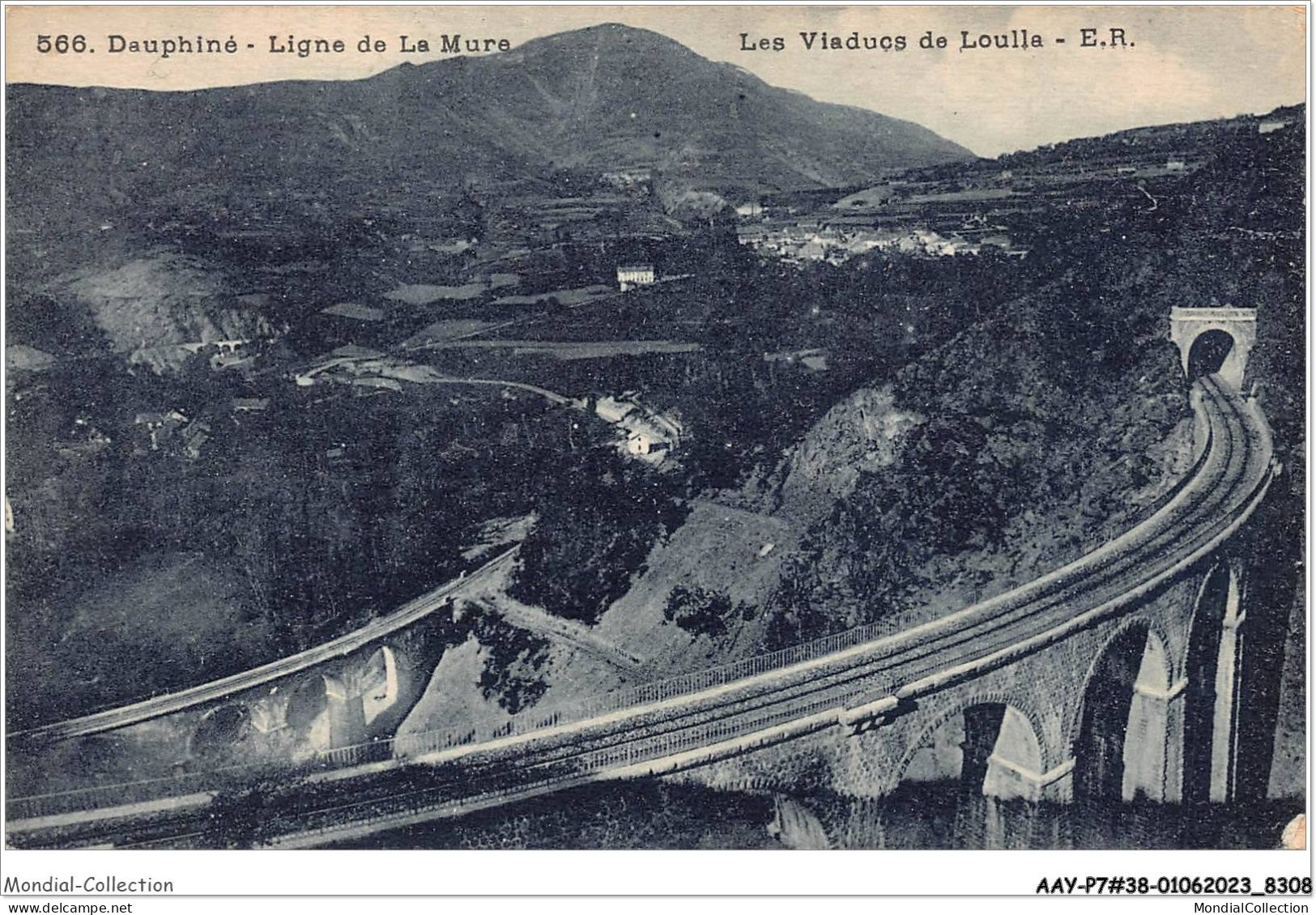 AAYP7-38-0613 - LIGNE-DE-LA-MURE - Les Viaducs De Loulla - La Mure