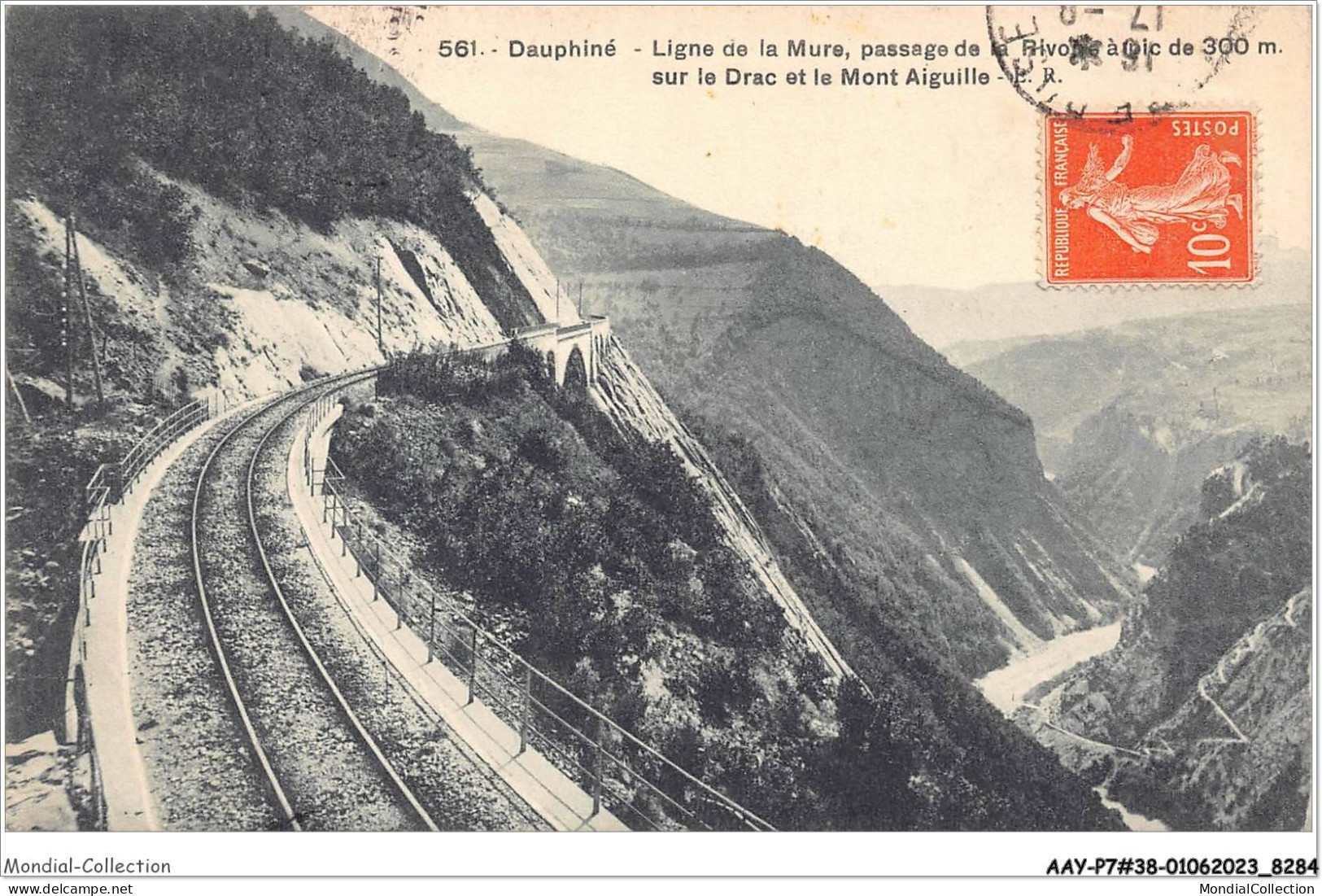 AAYP7-38-0601 - La LIGNE-DE-LA-MURE - Passage De La Rivone - Sur Le Drac Et Le Mont Aiguille - La Mure