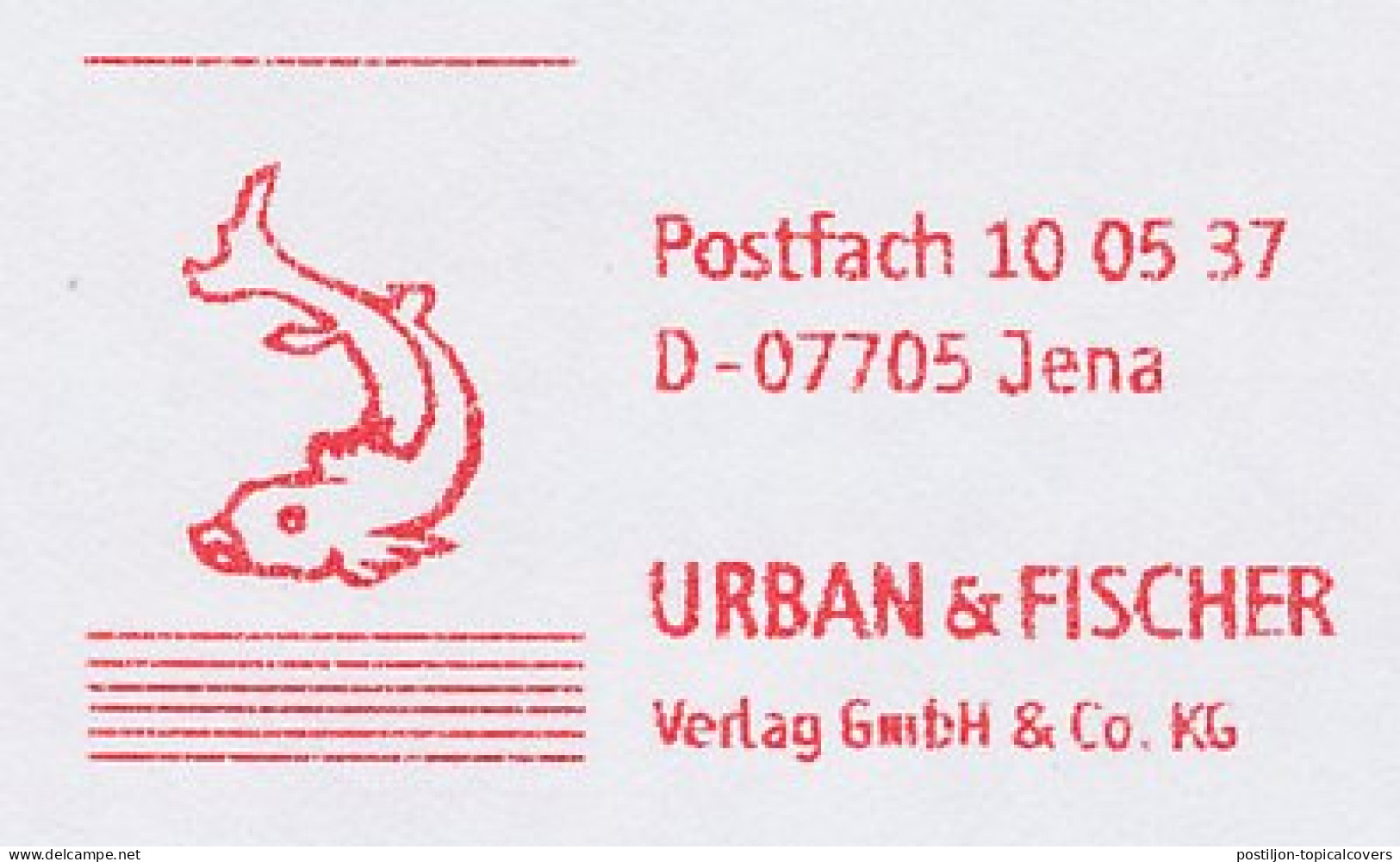 Meter Cut Germany 2001 Fish - Poissons