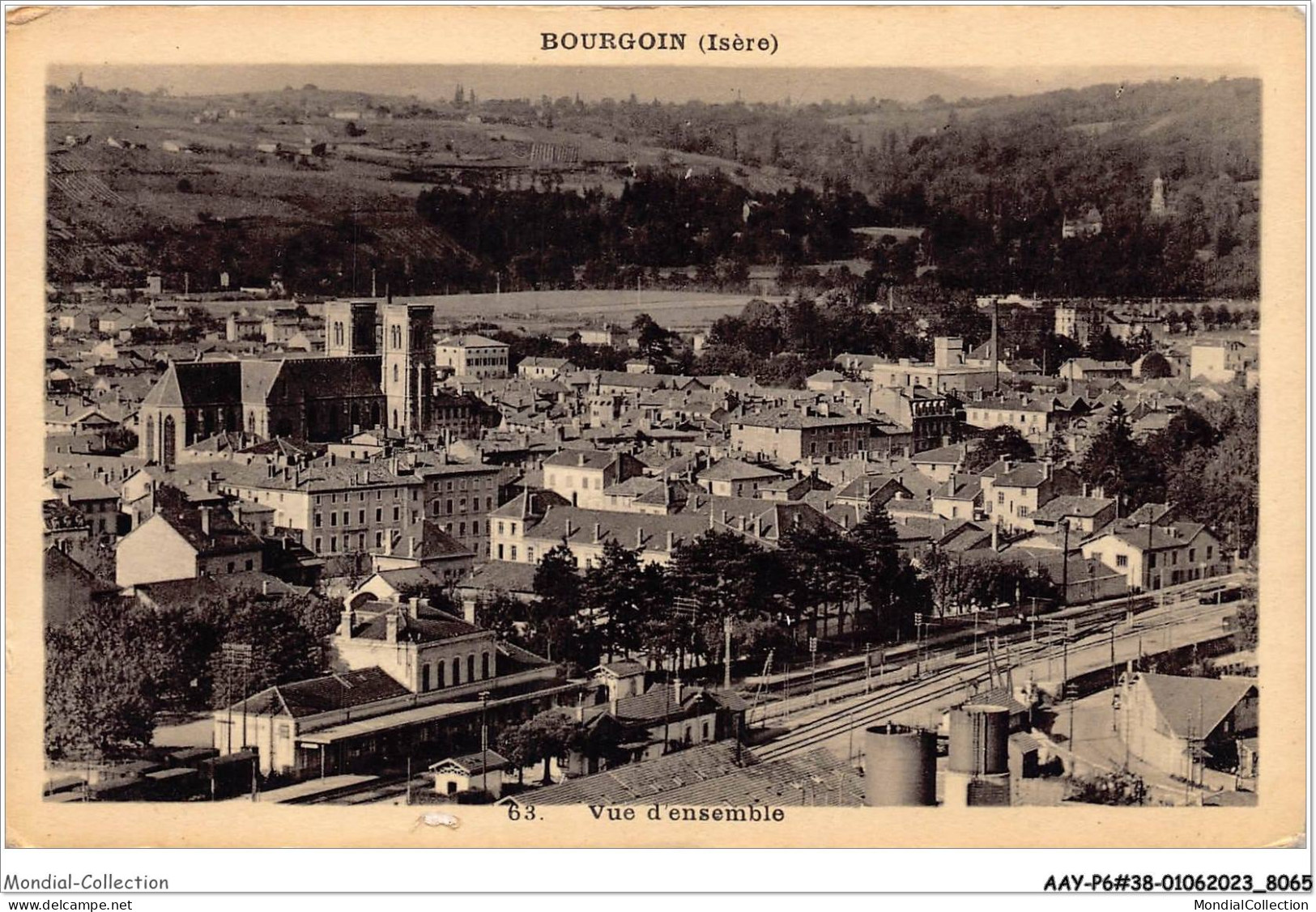 AAYP6-38-0491 - BOURGOIN - Vue D'Ensemble - Bourgoin