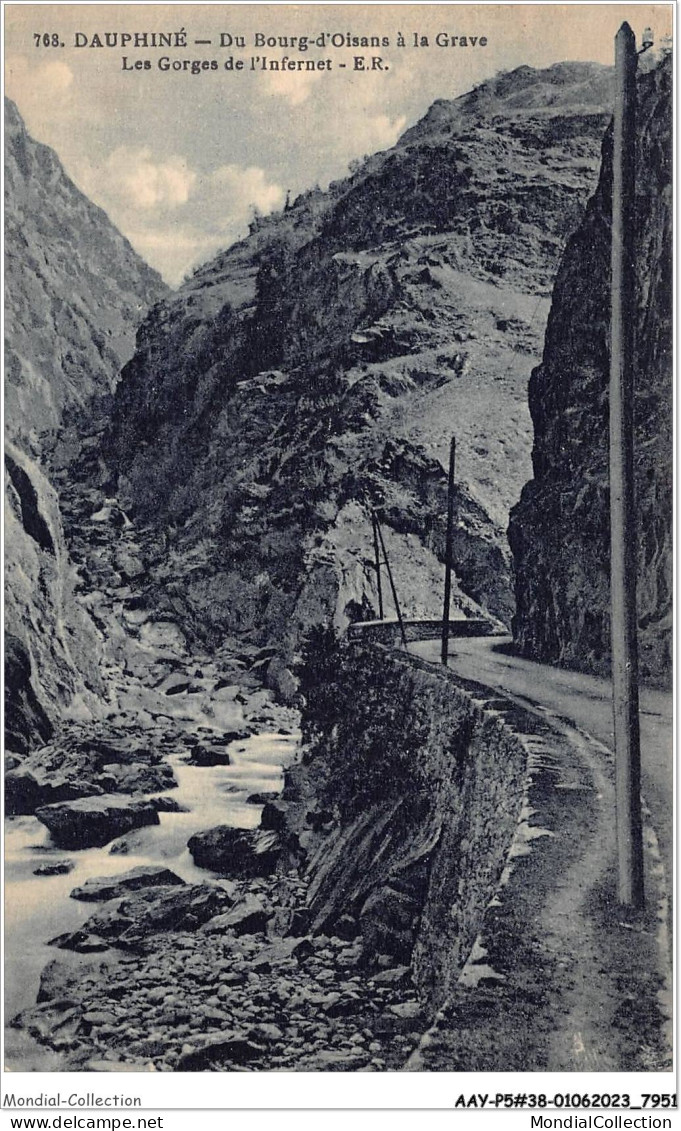 AAYP5-38-0434 - Route Du BOURG-D'OISANS A LA GRAVE - Les Gorges De L'Infernet - Bourg-d'Oisans