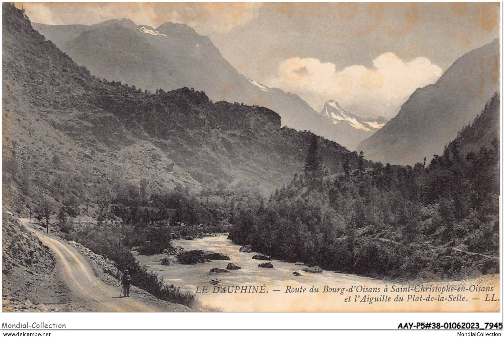 AAYP5-38-0431 - Le -Route Du BOURG-D'OISANS A La SAINT-CHRISTOPHE-En-OISANS Et L'Aiguilles - Bourg-d'Oisans