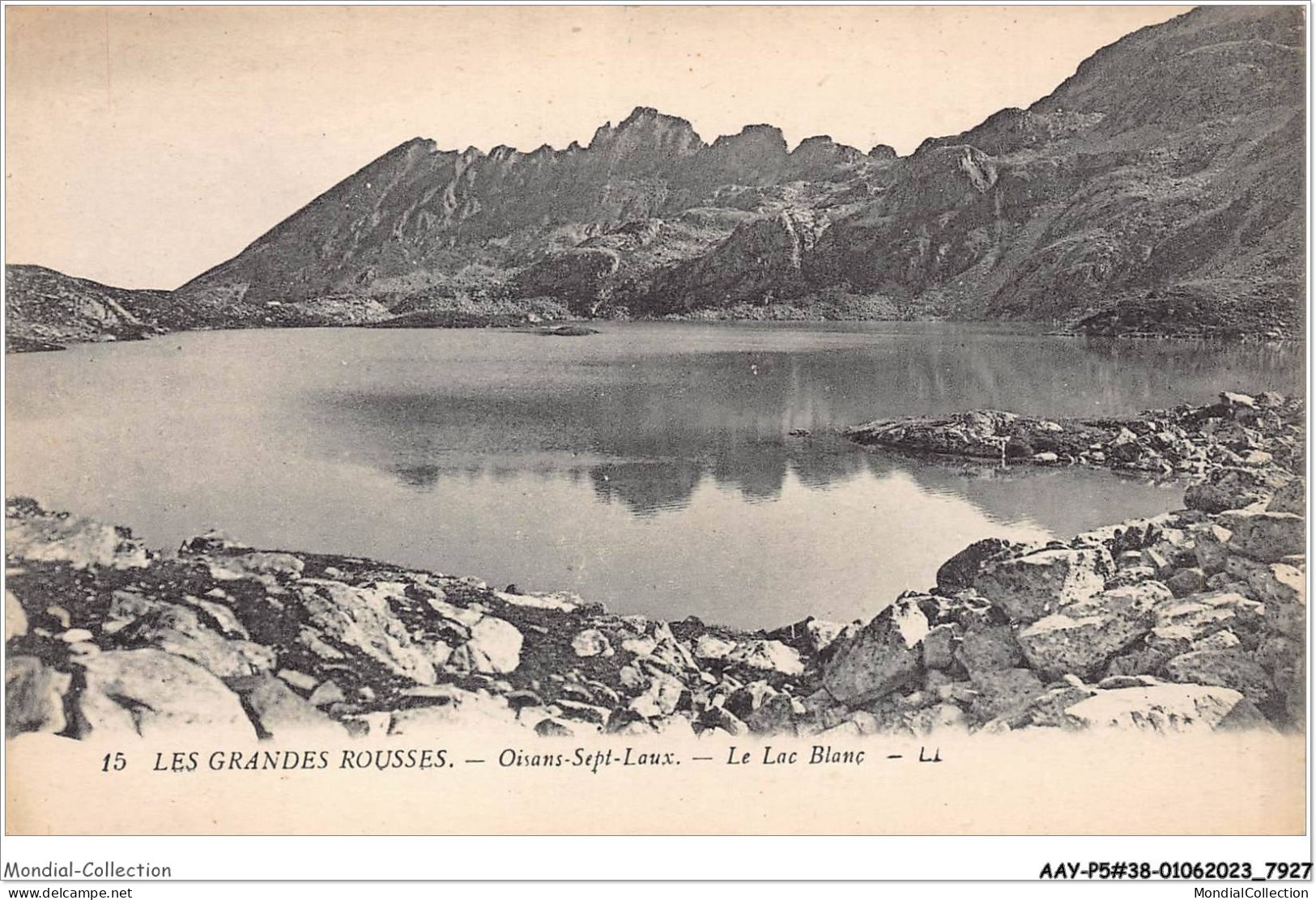 AAYP5-38-0422 - Les Grandes Rousses - OISANS-Sept-Laux - Le Lac Blanc - Bourg-d'Oisans