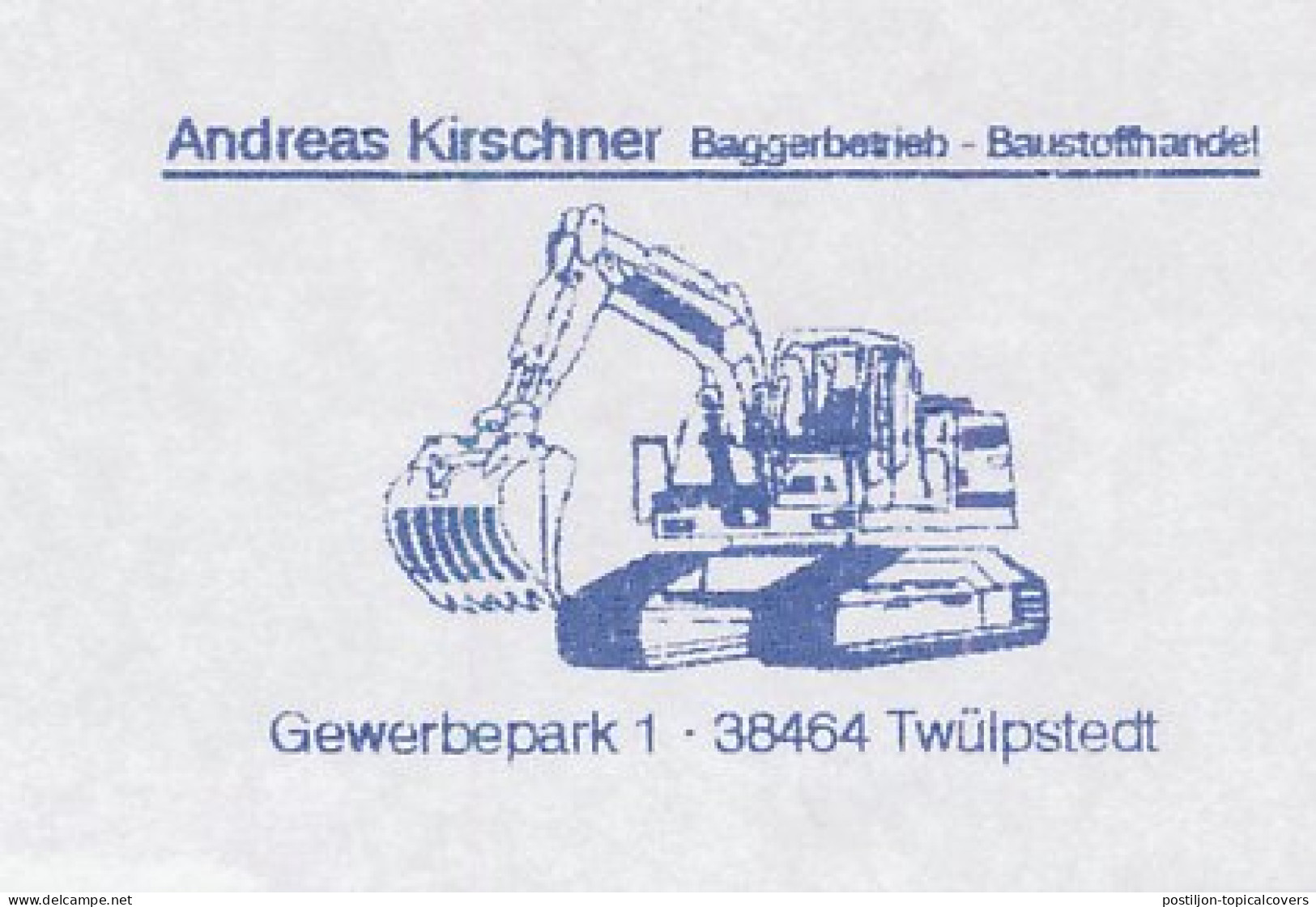 Meter Cut Germany 2004 Excavator - Autres & Non Classés