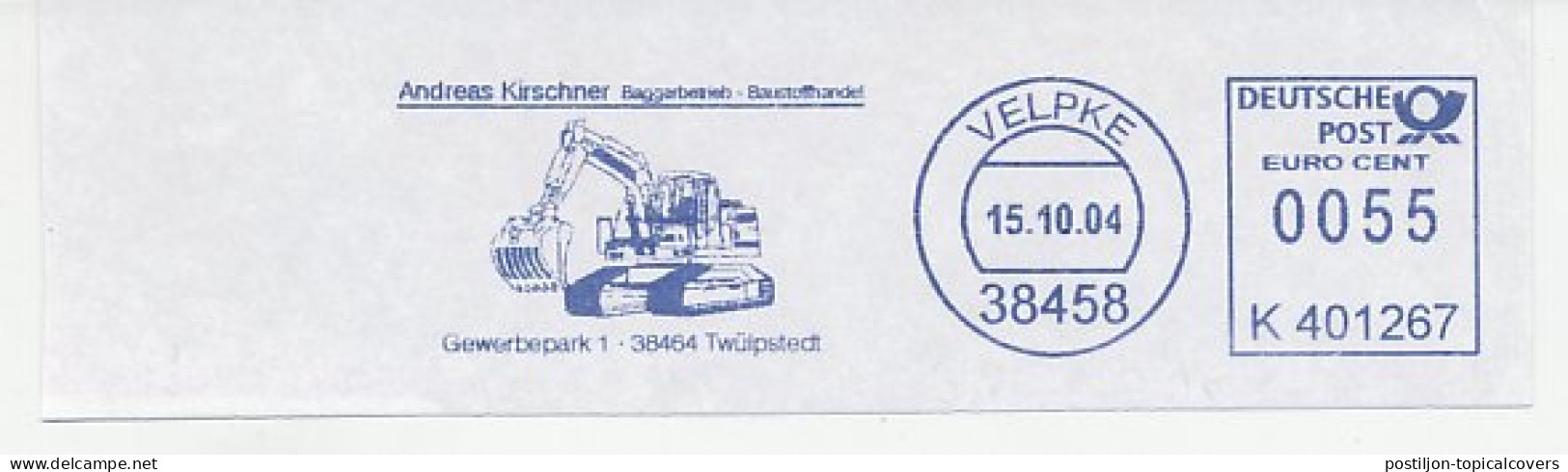 Meter Cut Germany 2004 Excavator - Sonstige & Ohne Zuordnung