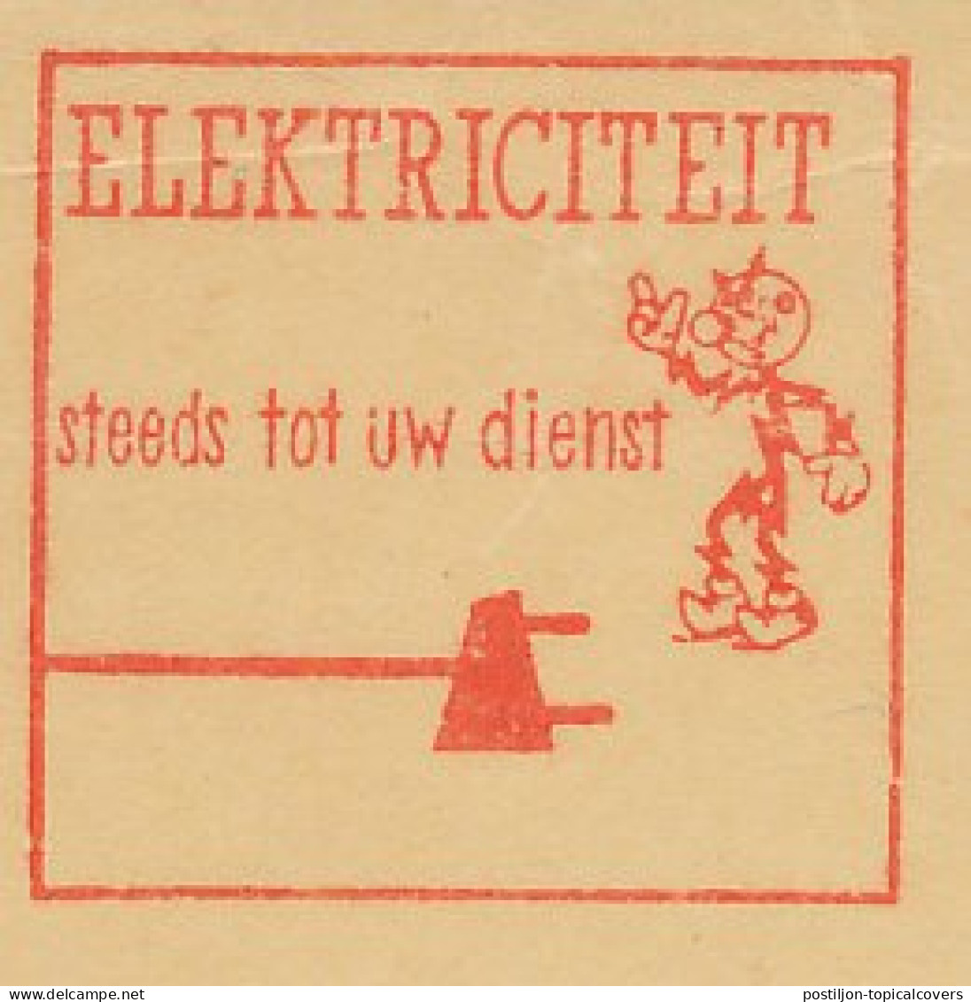 Meter Cut Belgium 1963 Reddy Kilowatt - Electricité