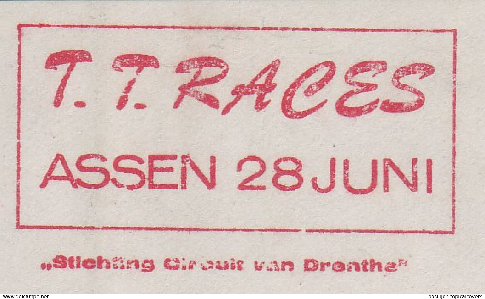 Meter Cut Netherlands 1980 Motor Races - Dutch TT Assen  - Motorbikes