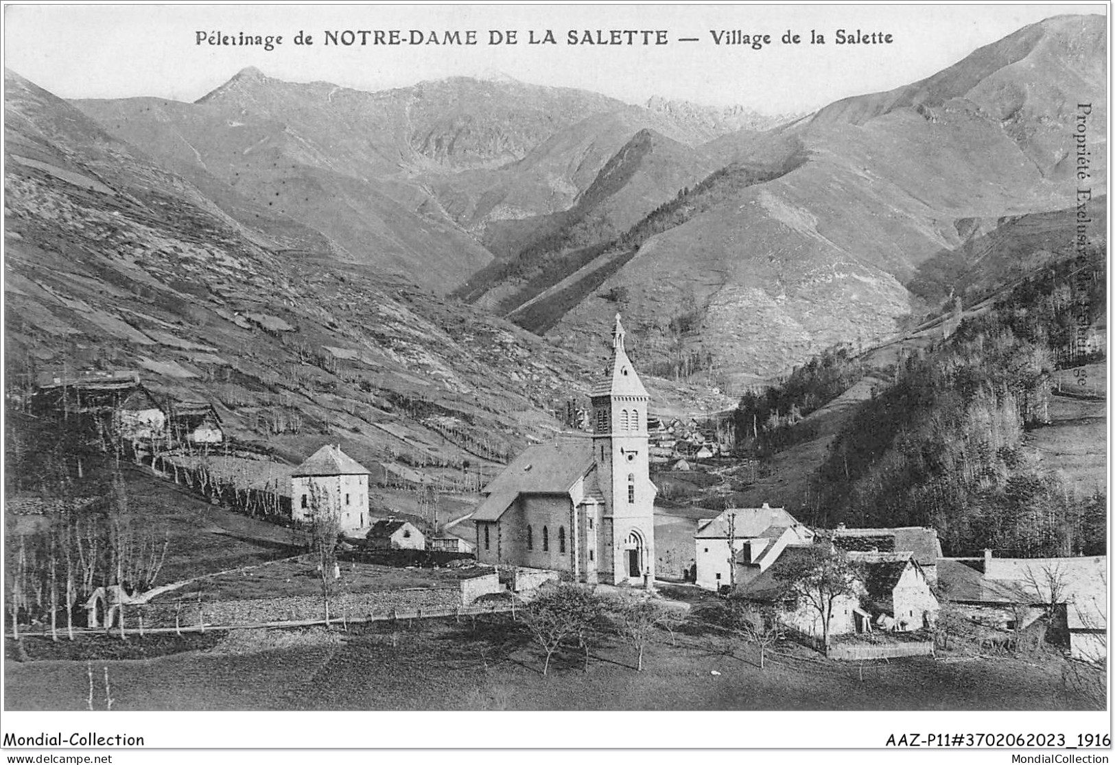AAZP11-37-0962 - Pelerinage De NOTRE DAME DE LA SALETTE - Village LA SALETTE  - La Salette