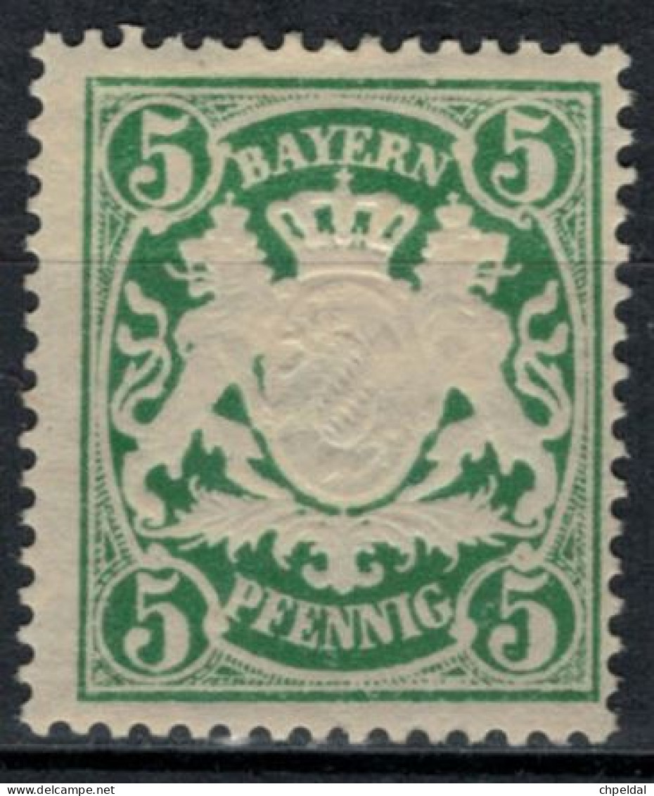 Bavière - Bayern / Y&T No 71A* Mi Nr 75* / 0.80 € X 15% - Mint