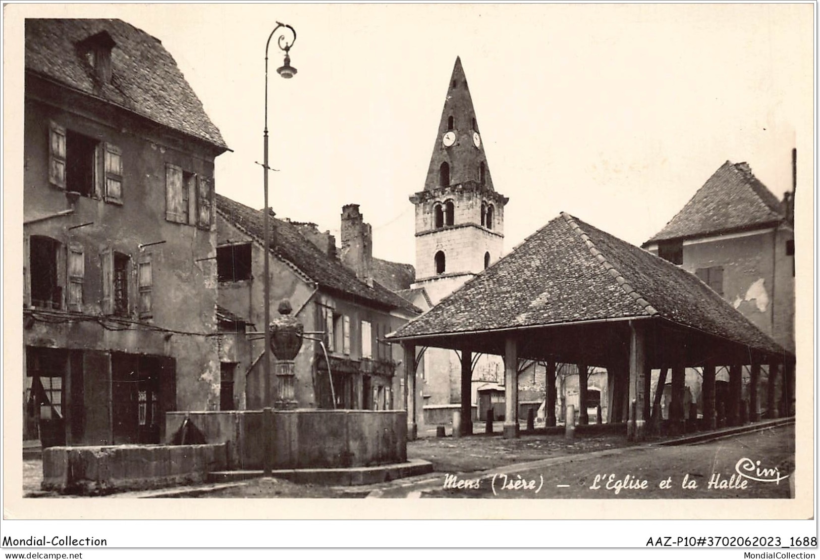 AAZP10-37-848 - MENS -L'Eglise Et La Halle - Mens