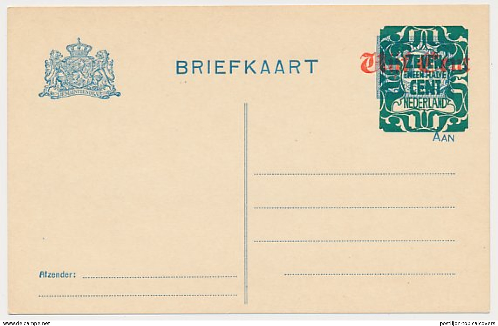 Briefkaart G. 175 I - Ganzsachen