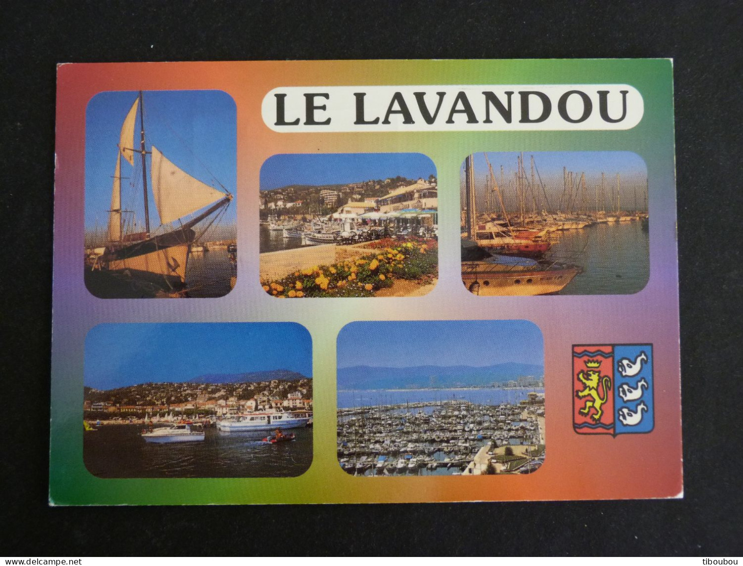 LE LAVANDOU - VAR - FLAMME SUR MARIANNE BRIAT - MULTIVUES - Mechanical Postmarks (Advertisement)