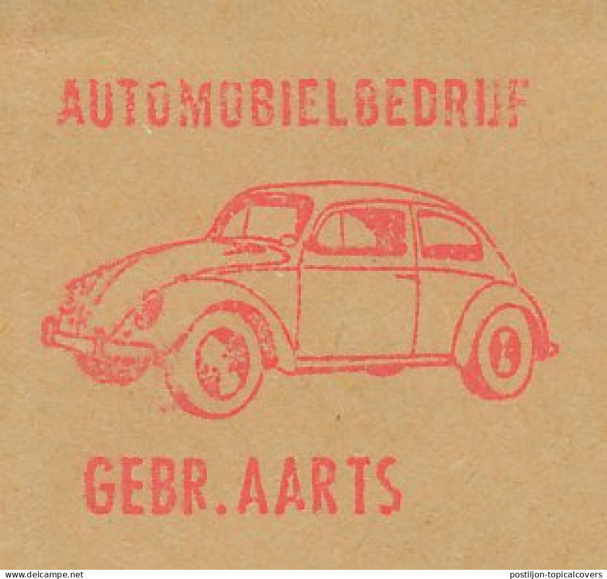 Meter Cut Netherlands 1989 Car - Volkswagen Beetle - Cars