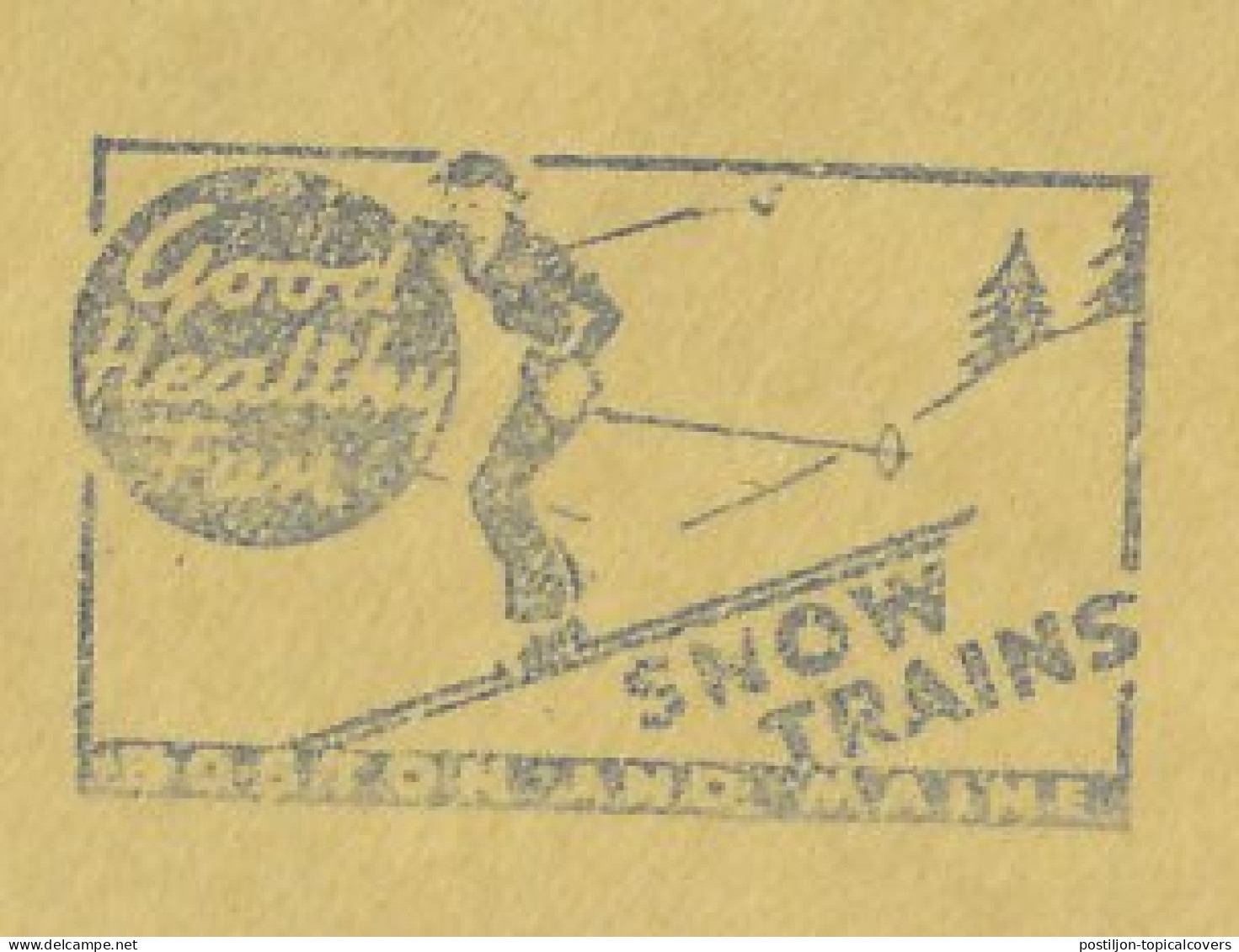 Meter Top Cut USA 1941 Ski - Skiing - Snow Trains - Winter (Other)