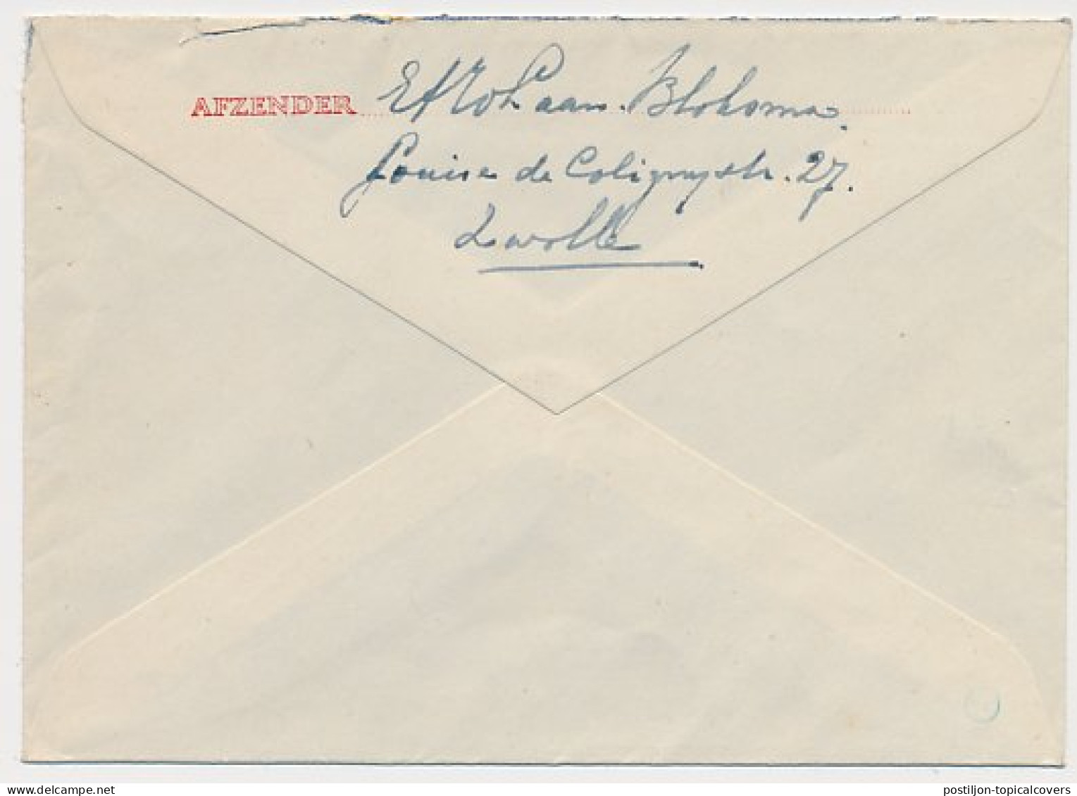 Envelop G. 29 A Zwolle - Oldeholtpade 1942 - Postal Stationery