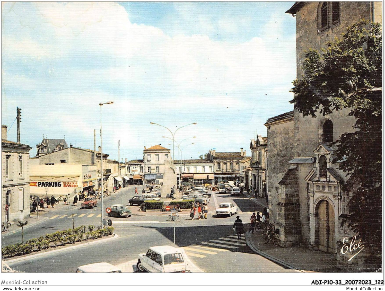 ADIP10-33-0911 - PESSAC - L'église - La Mairie - La Place  - Pessac