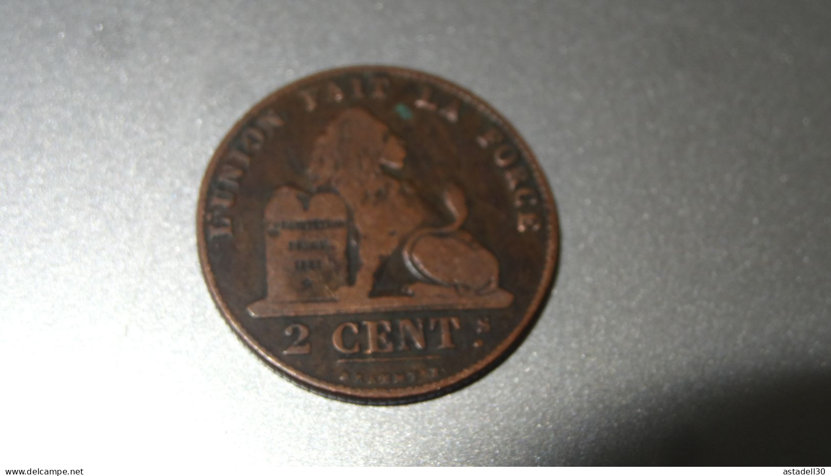 BELGIQUE 2 Centimes 1846  .............. BJ-9 - 2 Cents