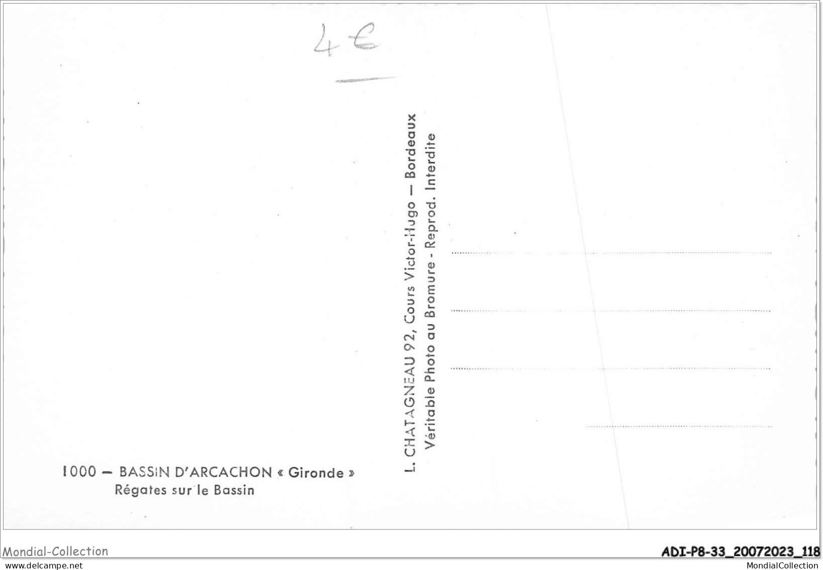 ADIP8-33-0698 - BASSIN D'ARCACHON - Régates Sur Le Bassin - Arcachon